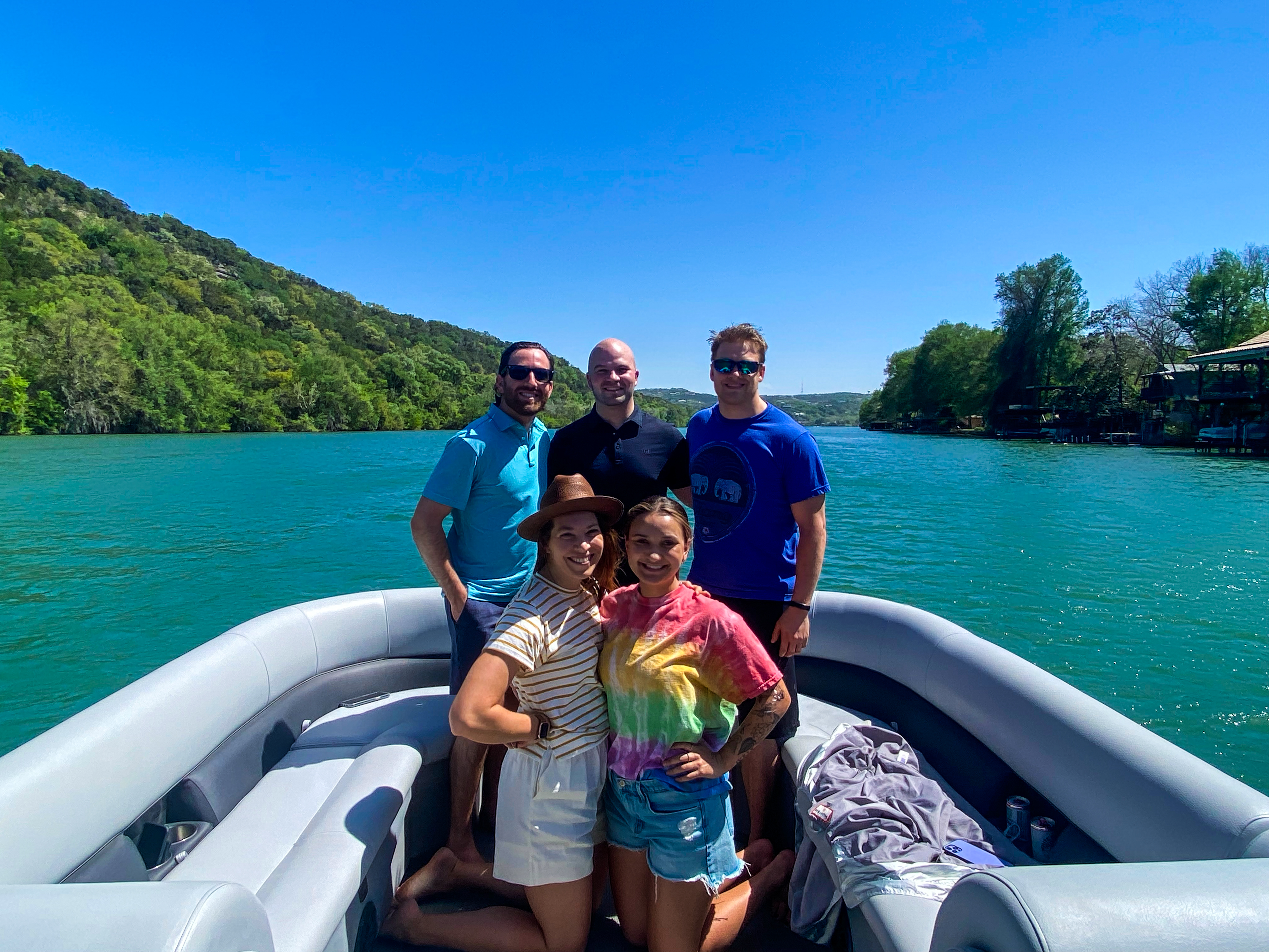 Captained boat rentals on Lake Austin