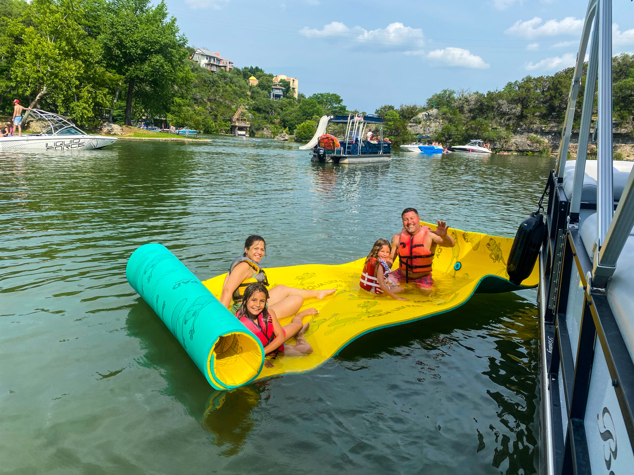 Captained birthday parties on a boat in Austin, Texas