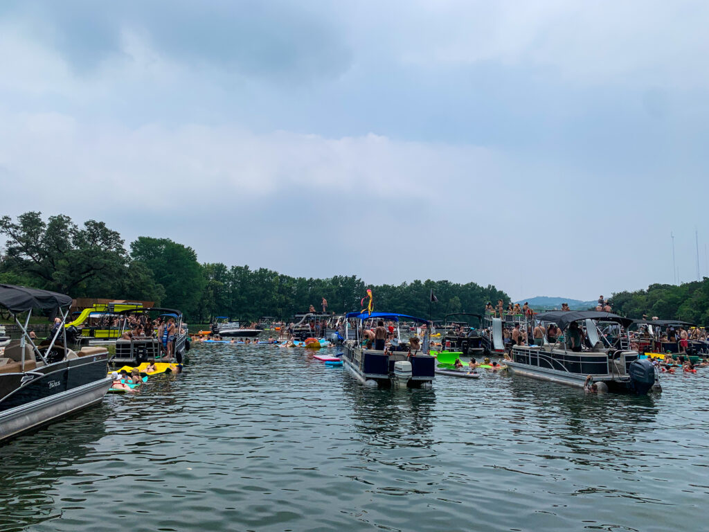 4th of July Lake Austin Party Cove